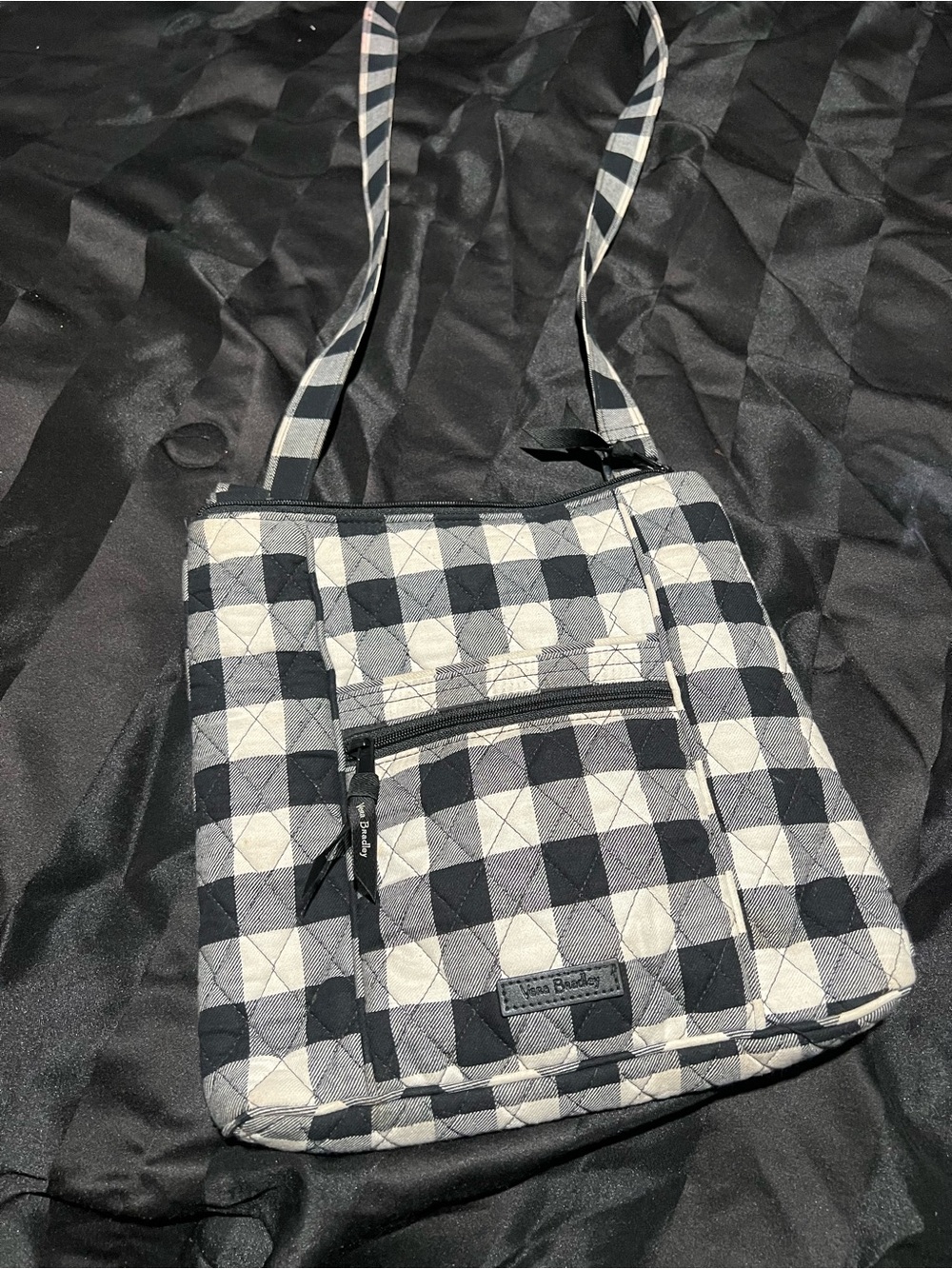 Vera Bradley Crossbody Bag in Black & White